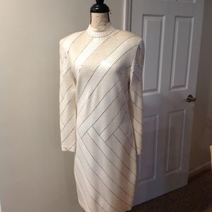 St Johns , Stunning Dress  cream & gold